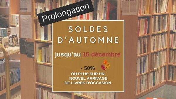 Soldes d'automne jusqu'au 15 décembre