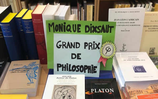 Monique Dixsaut, lauréate du Grand Prix de philosophie de l'Académie française