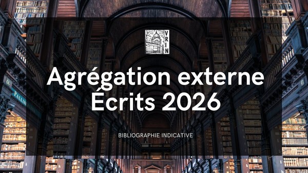 Agrégation externe 2026 ÉCRITS - Bibliographie indicative