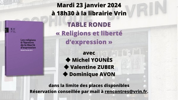 Table ronde « Religions et liberté d’expression »