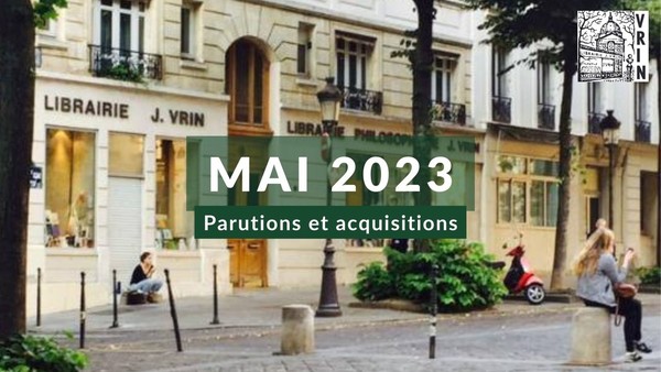 Parutions et acquisitions mai 2023