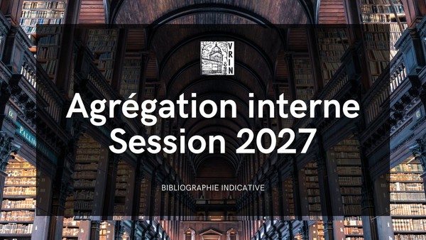 Agrégation interne 2027 - Bibliographie sélective