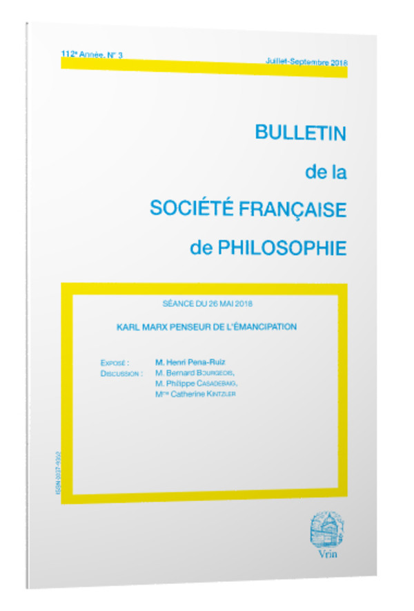 Karl Marx penseur de l’émancipation