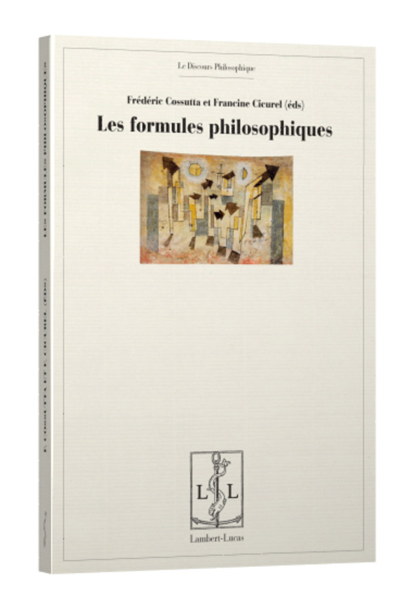 La philosophie comme institution discursive