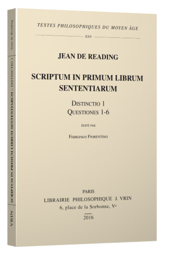 Scriptum in primum librum sententiarum