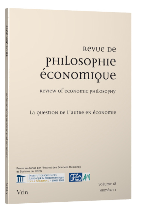 Étudier la pensée économique par le prisme de l’épistémologie historique Examining Economic Thought through the Prism of Historical Epistemology