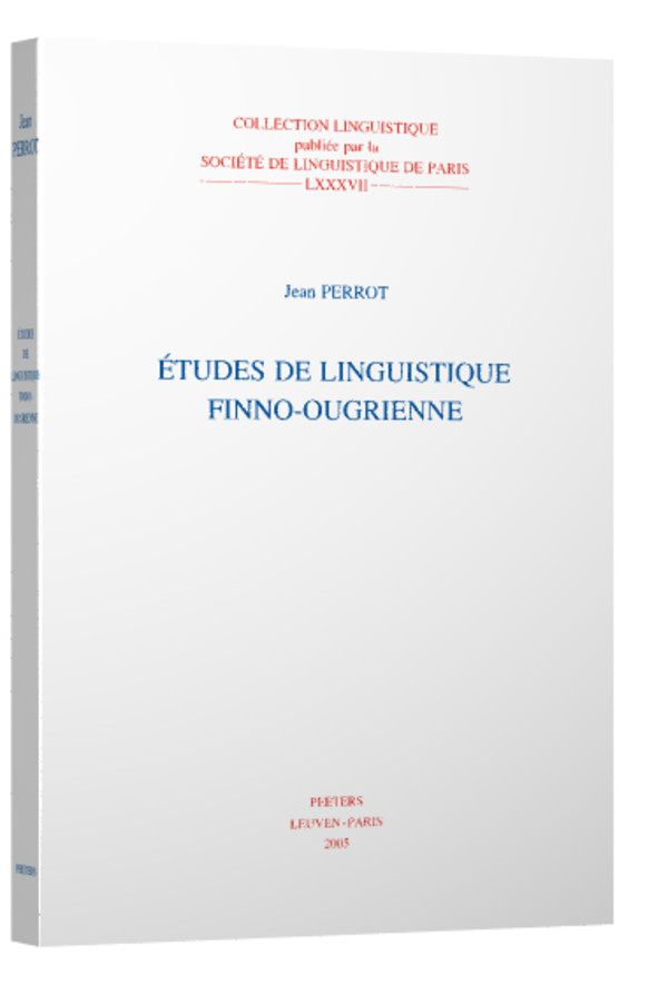 Études de linguistique finno-ougrienne