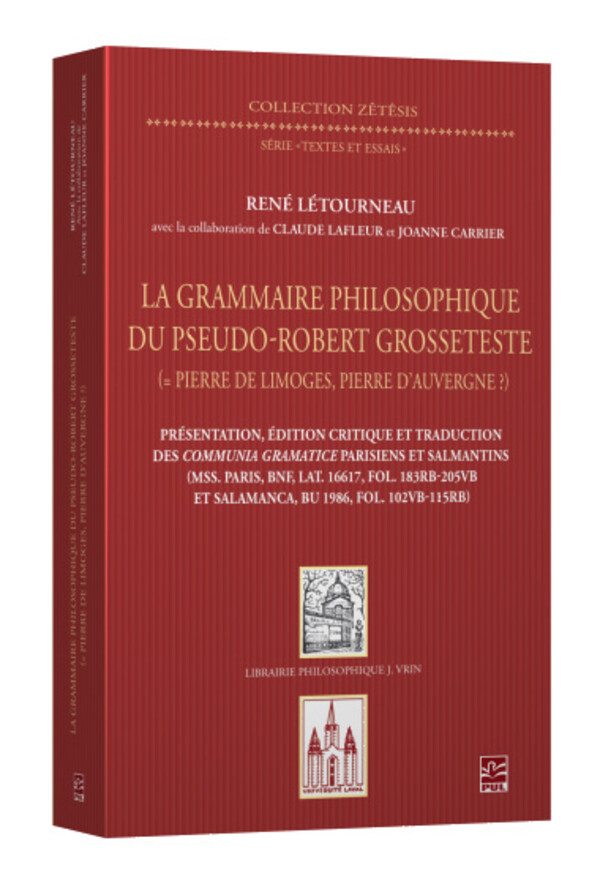 La grammaire philosophique du pseudo-Robert Grosseteste