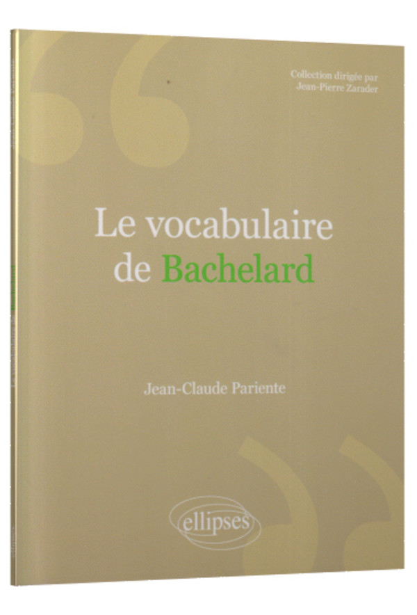 Le vocabulaire de Bachelard