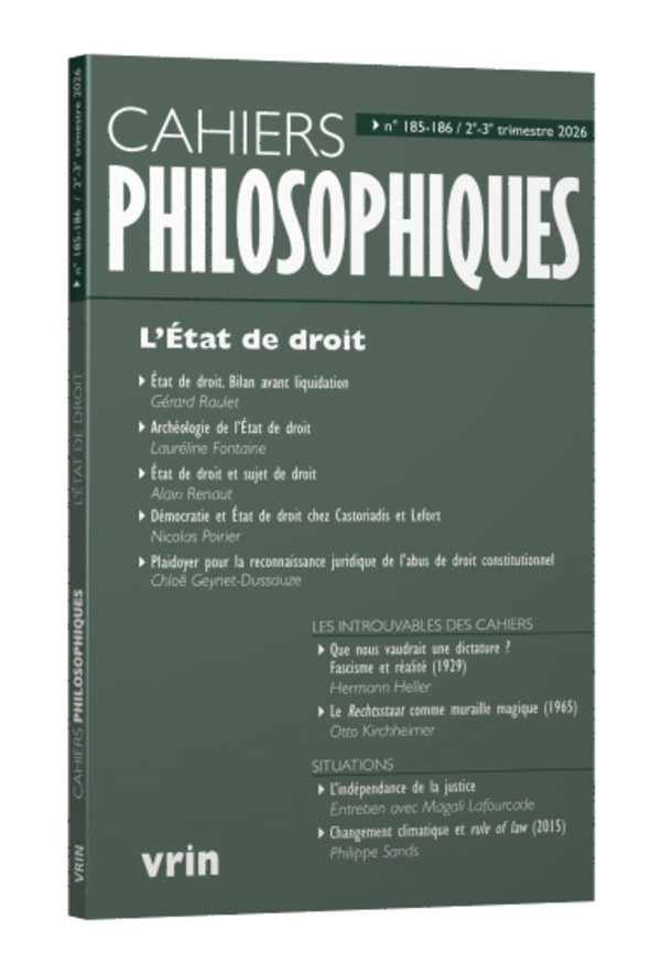L’État de droit