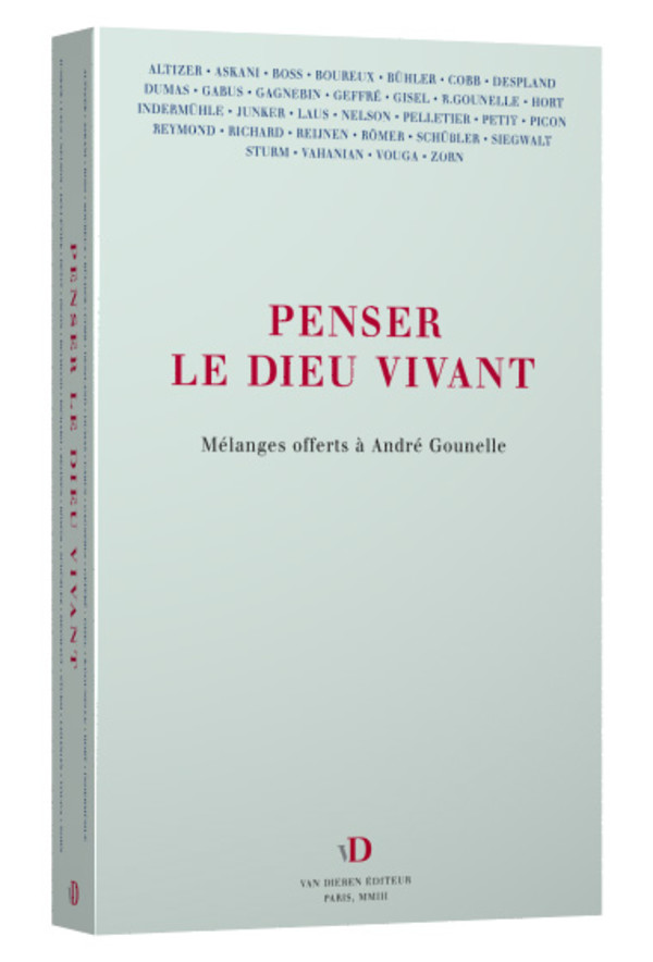 Penser le Dieu vivant