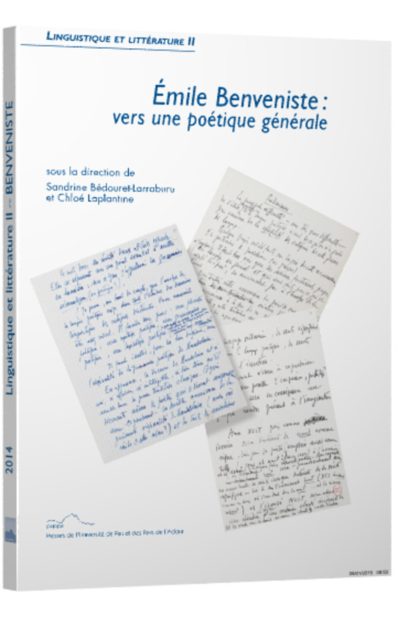 Émile Benveniste : vers une poétique générale
