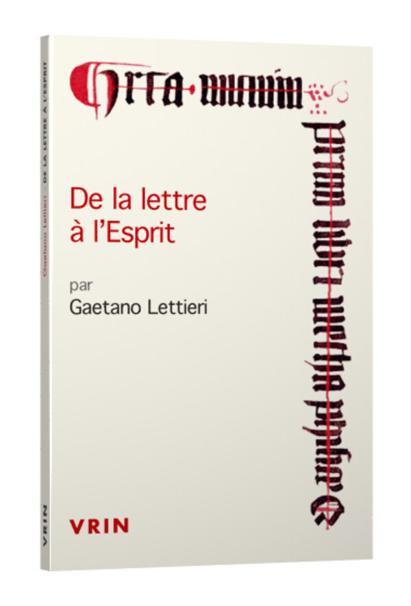 De la lettre à l’Esprit