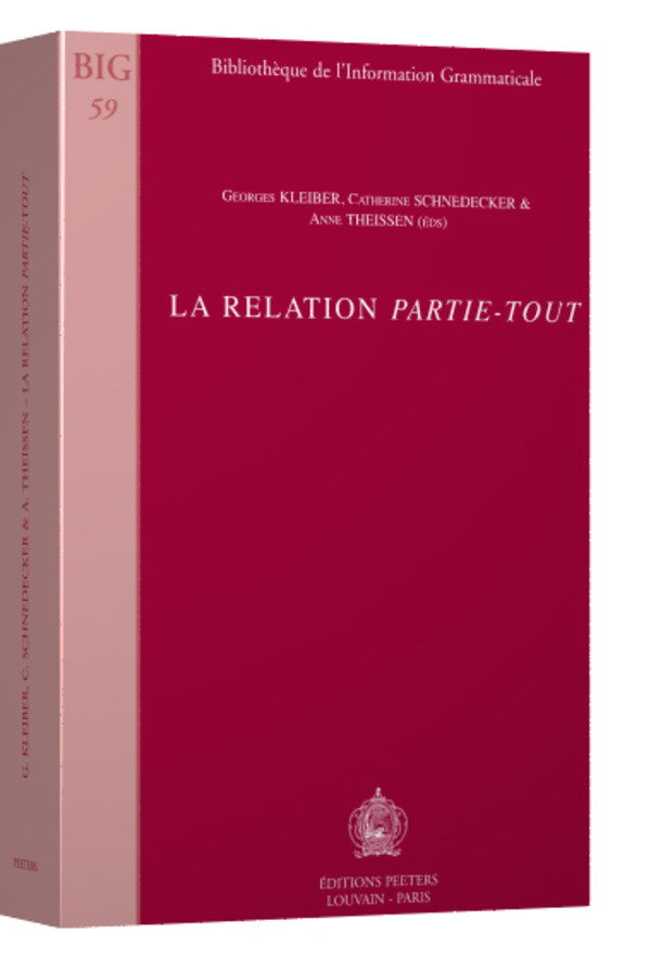 La relation « Partie-Tout »