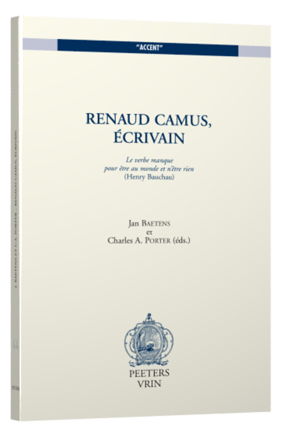 Renaud Camus, écrivain