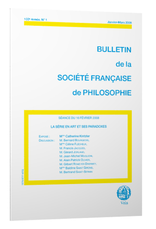 Pour introduire en philosophie le concept de stridence