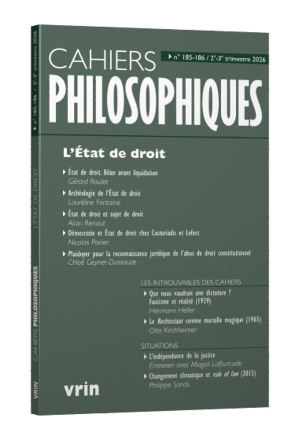L’État de droit