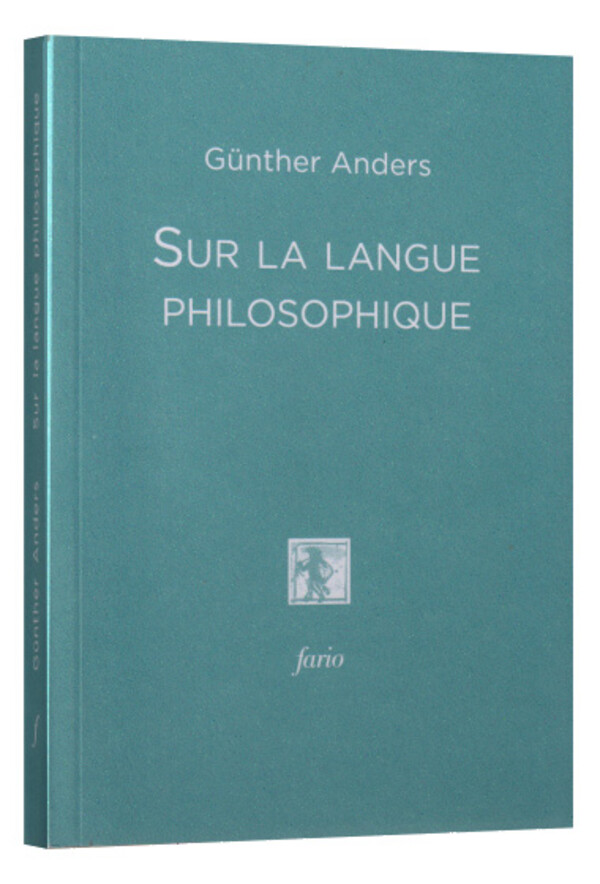 Sur la langue philosophique