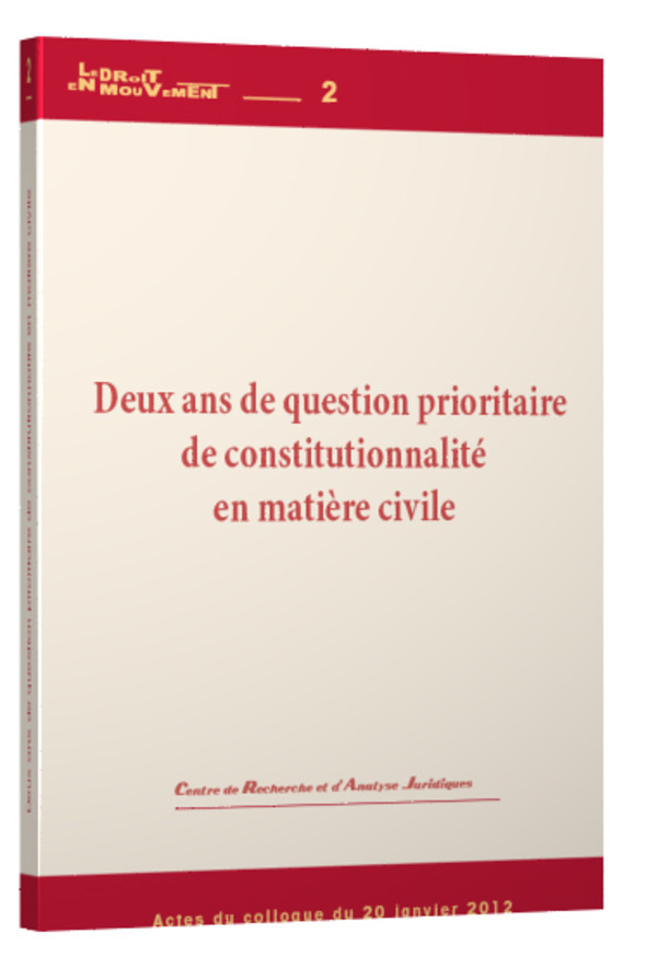 Deux ans de Question prioritaire de constitutionnalité en matière civile
