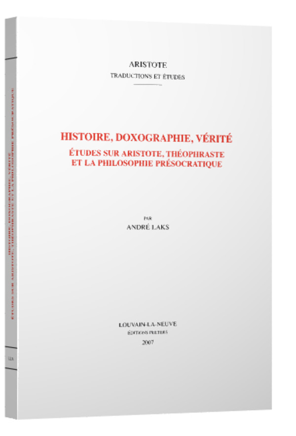 Histoire, doxographie, vérité