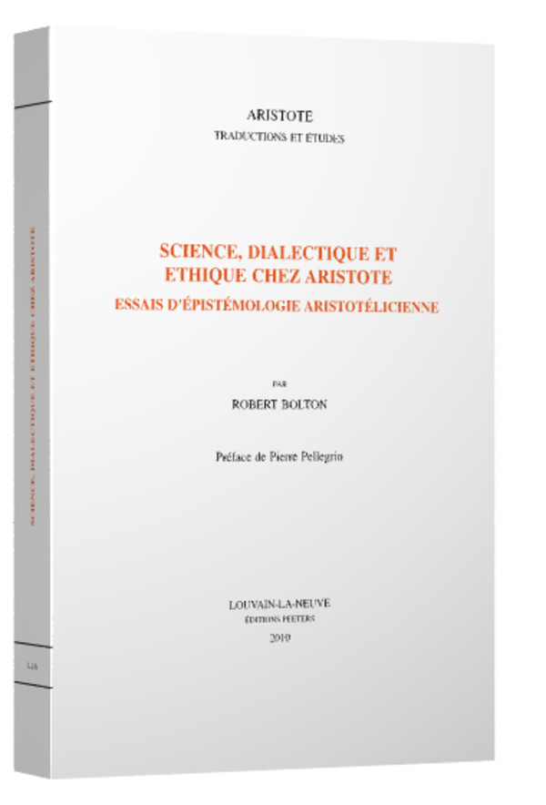 Science, dialectique et éthique chez Aristote