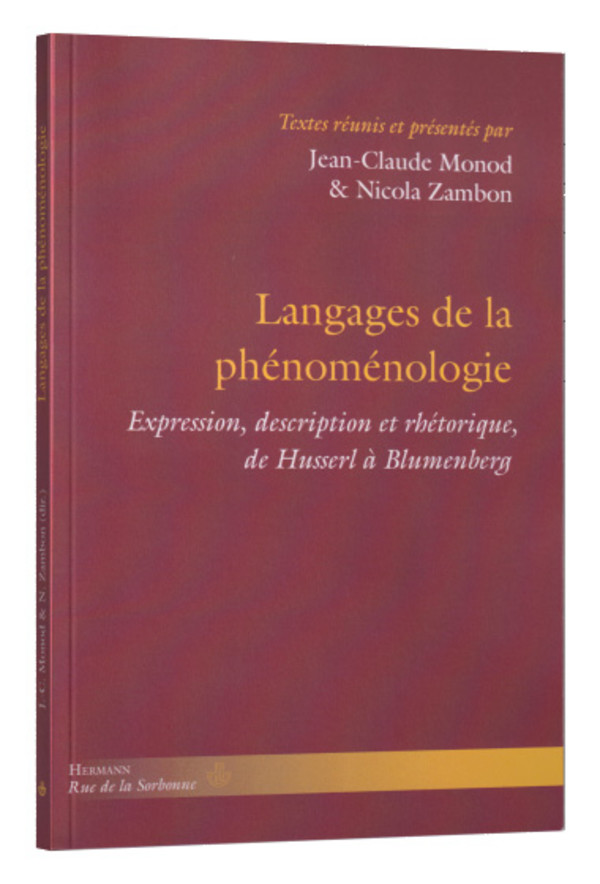 Langages de la phénoménologie
