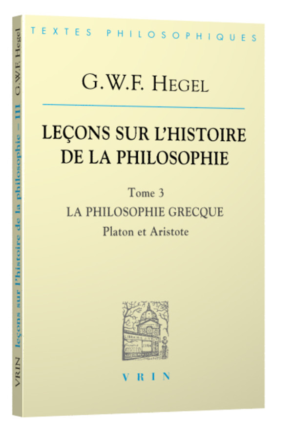 Leçons sur l’histoire de la philosophie II