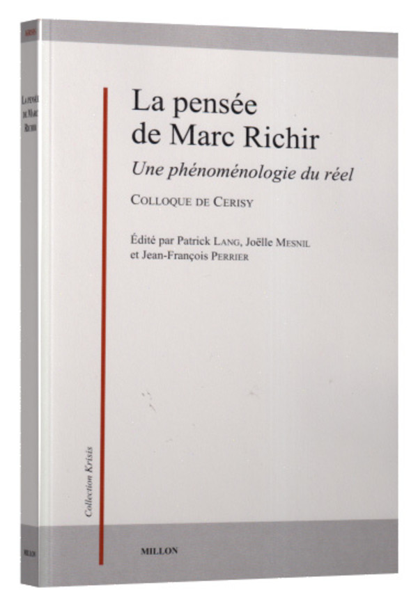 La pensée de Marc Richir