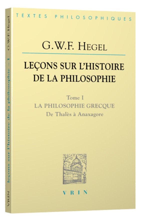 Leçons sur l’histoire de la philosophie III