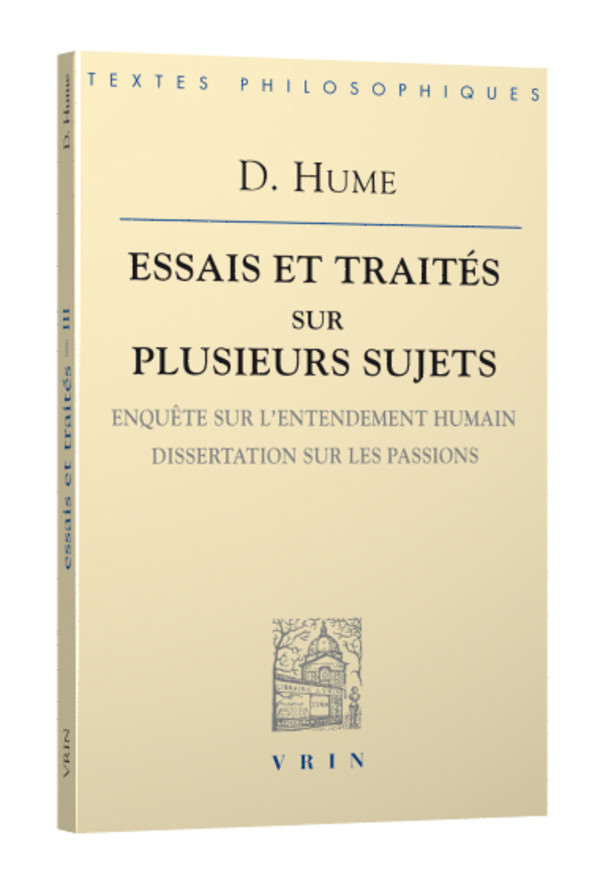 Essais et traités sur plusieurs sujets I