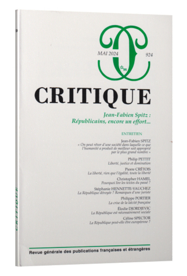Jean Fabien Spitz: Républicains encore un effort