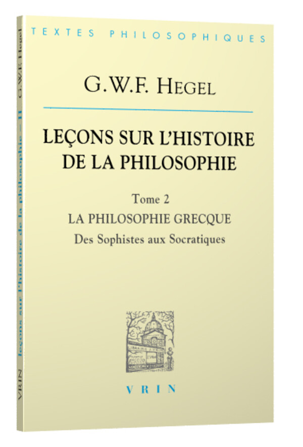 Leçons sur l’histoire de la philosophie II