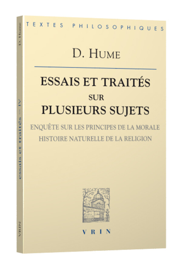 Essais et Traités sur plusieurs sujets IV