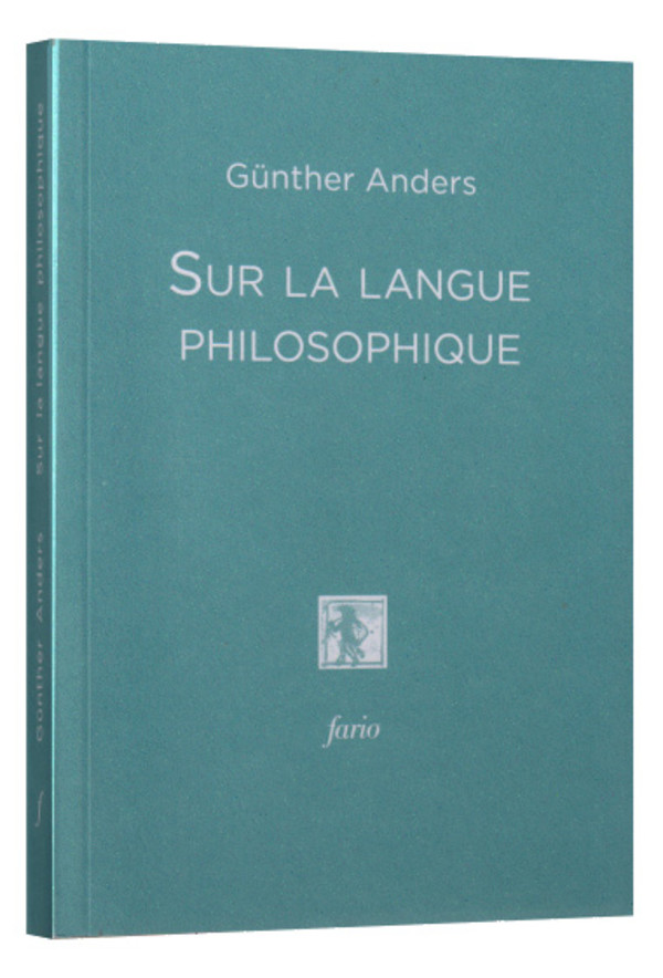 Sur la langue philosophique