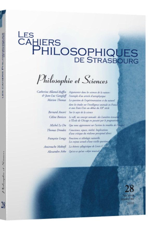 [Auto]biographies philosophiques