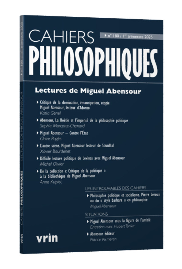 Lectures de Miguel Abensour