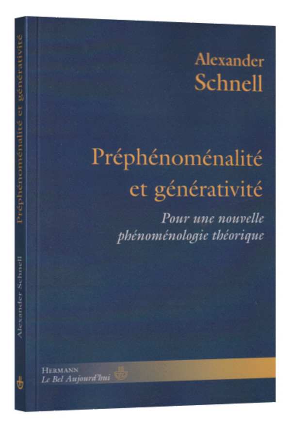 Préphénoménalité et générativité
