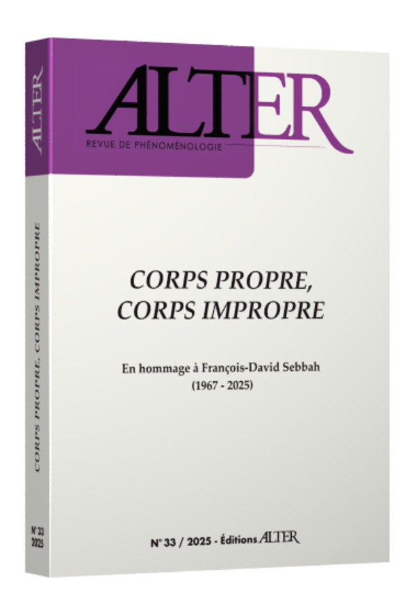 Corps propre, corps impropre