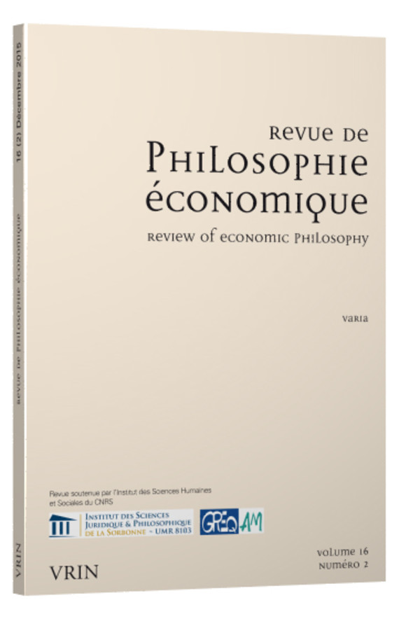 Éthique et économie dans les philosophies anciennes
