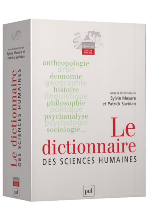 Le dictionnaire des sciences humaines