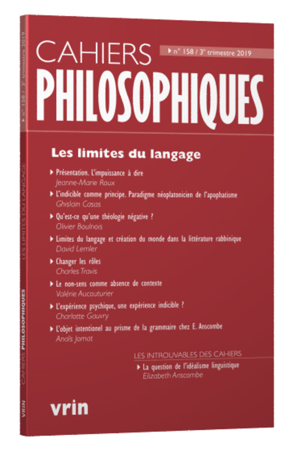 Les limites du langage