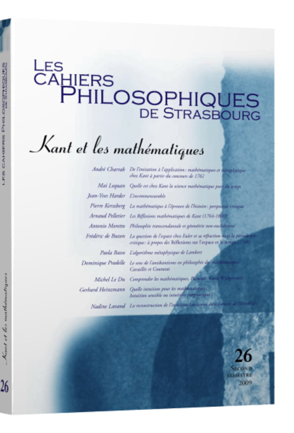 Kant et les mathématiques