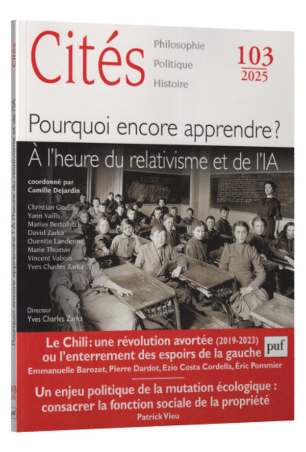 Pourquoi encore apprendre?